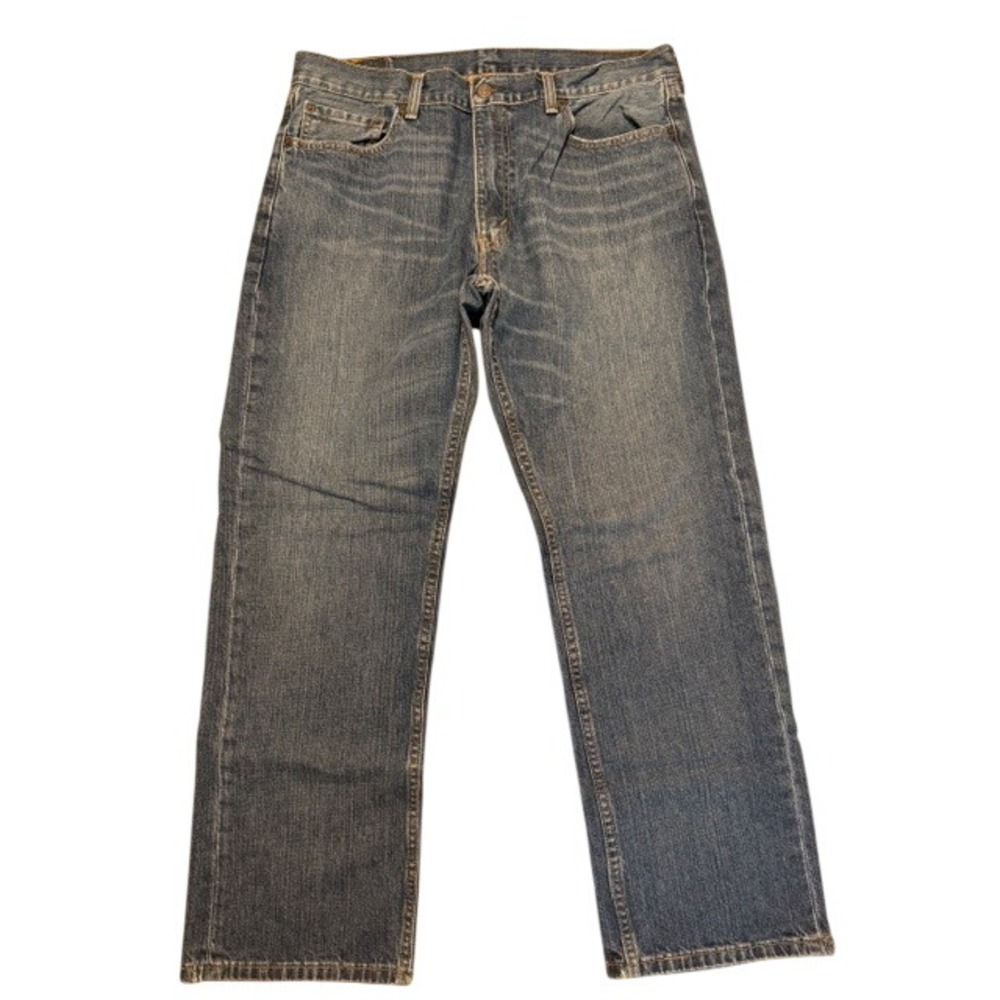 Levis 559‎ Relaxed Straight Jeans Mens 36x30 Blue Medium Wash Denim 00559-0442
